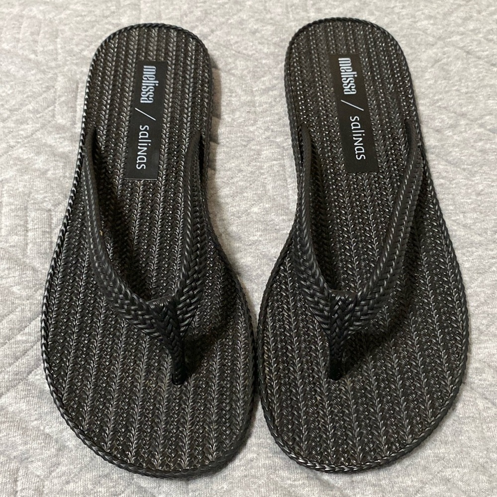 Melissa Braided Summer Salinas Flip Flop size 7